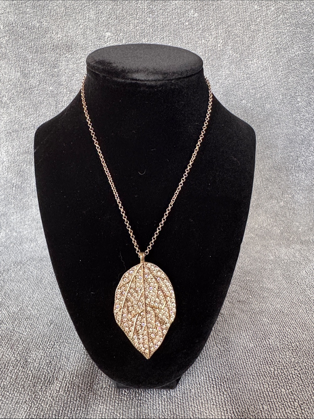 Lia Sophia Efflorescence Reversible Leaf Pendant Necklace - Women Jewelry